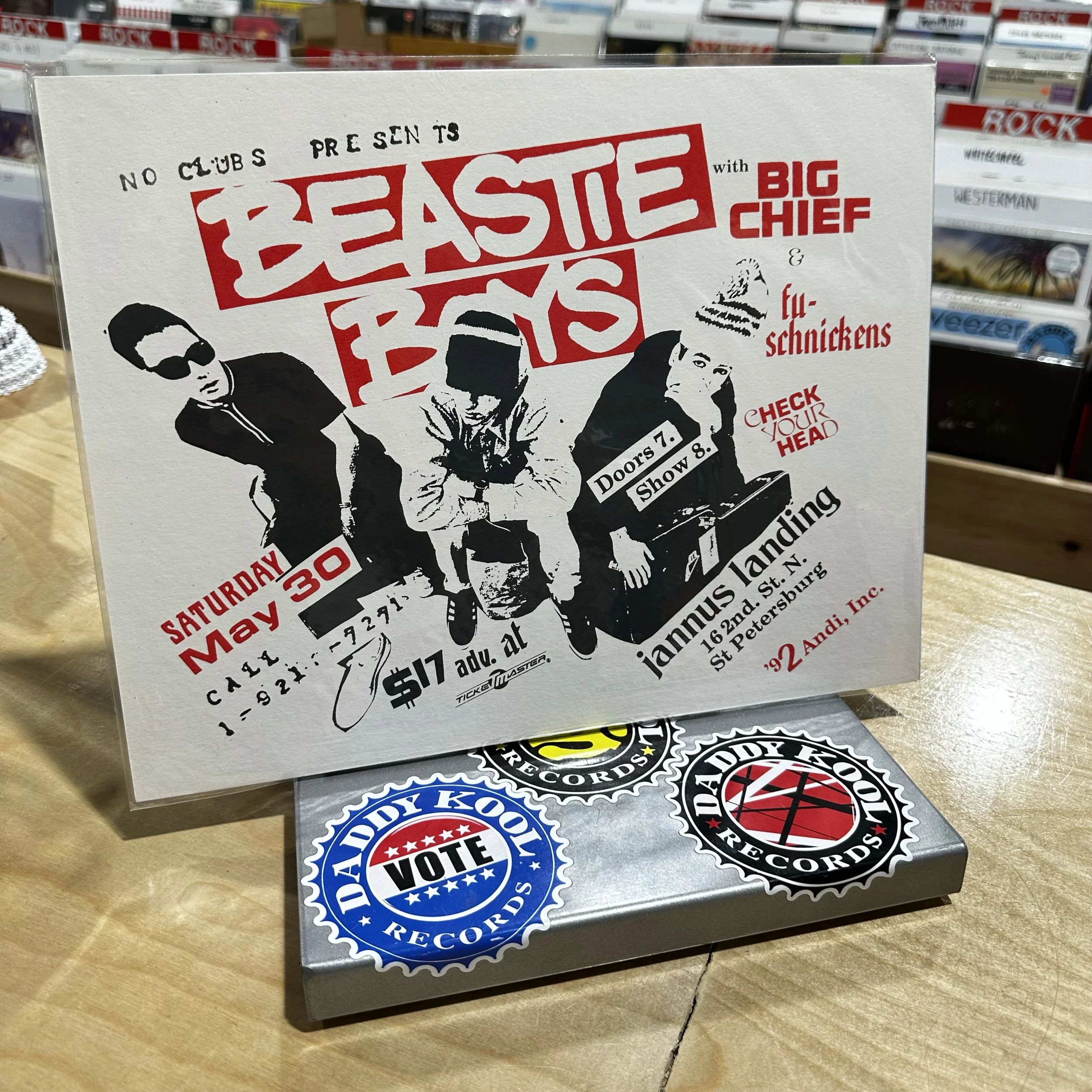 Beastie Boys Concert Poster — Daddy Kool Records